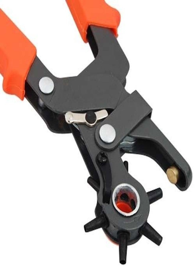 أسينشين أداة تثقيب حلقات معدنية دوارة للأحزمة الجلدية من أسينشن®، متوفرة بستة أحجام. - Image 2